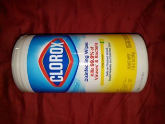Clorox Disinfecting Wipes (Lemon or Fresh Scent) 85 Wipes Per Container