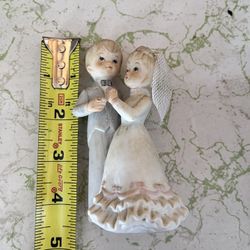Wedding Cake Topper Lefton 4 1/2”