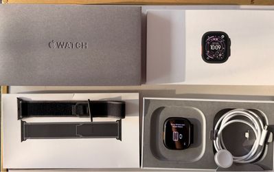 Apple Watch Ultra 3 49mm Black Titanium GPS Cellular Black Trail Loop M/L