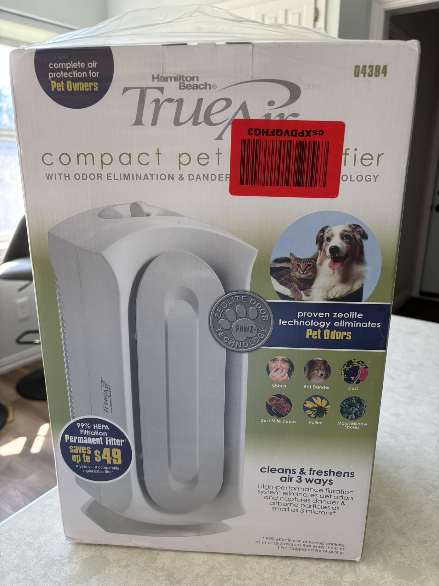 Hamilton Beach Compact Pet Air Purifier