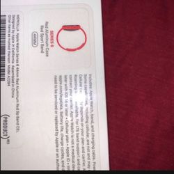 Apple Watch Series 6 Red Cellular unlocked 44MM Unopened I’m Mobile I Can Come To You