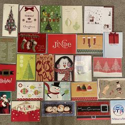 A Variety Of 25 wonderful quality Christmas  Cards! , I took a bunch Of Different Boxes and made Up  bundles! More info under description