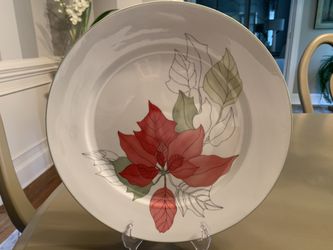 Poinsettia Christmas China