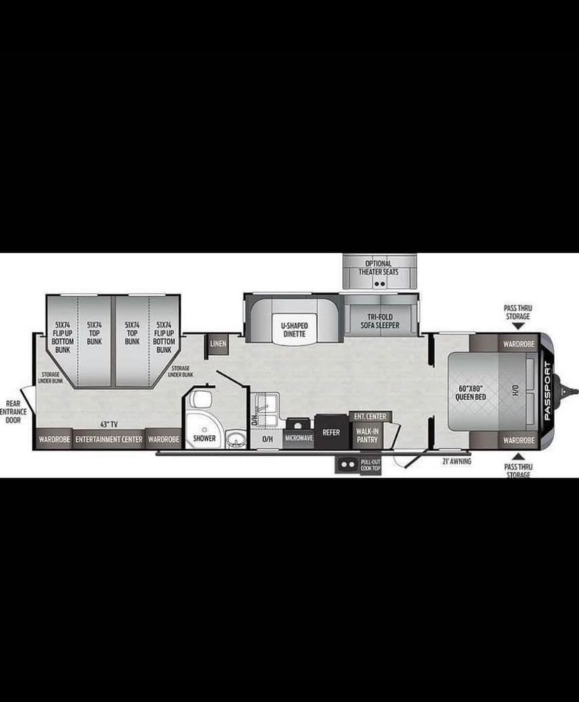2020 Keystone Passport 3400QD