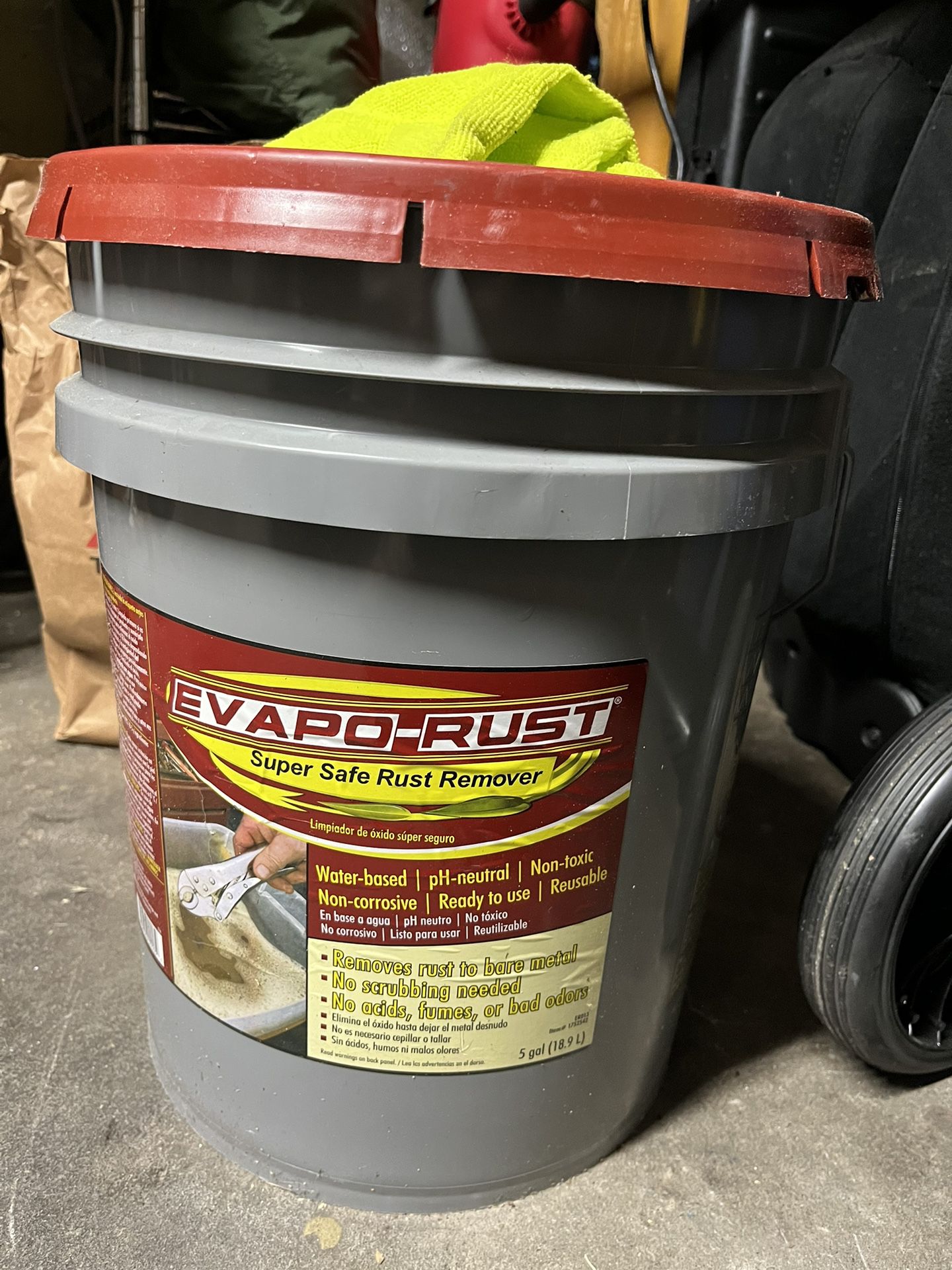 Evapo-Rust, 5 Gallon Bucket