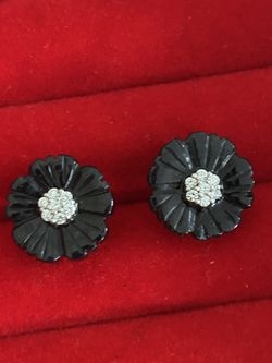Black Jade Earrings