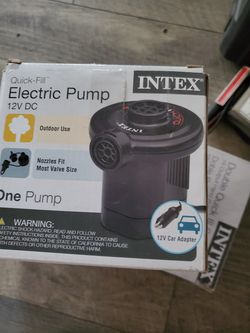 Intex battery pump