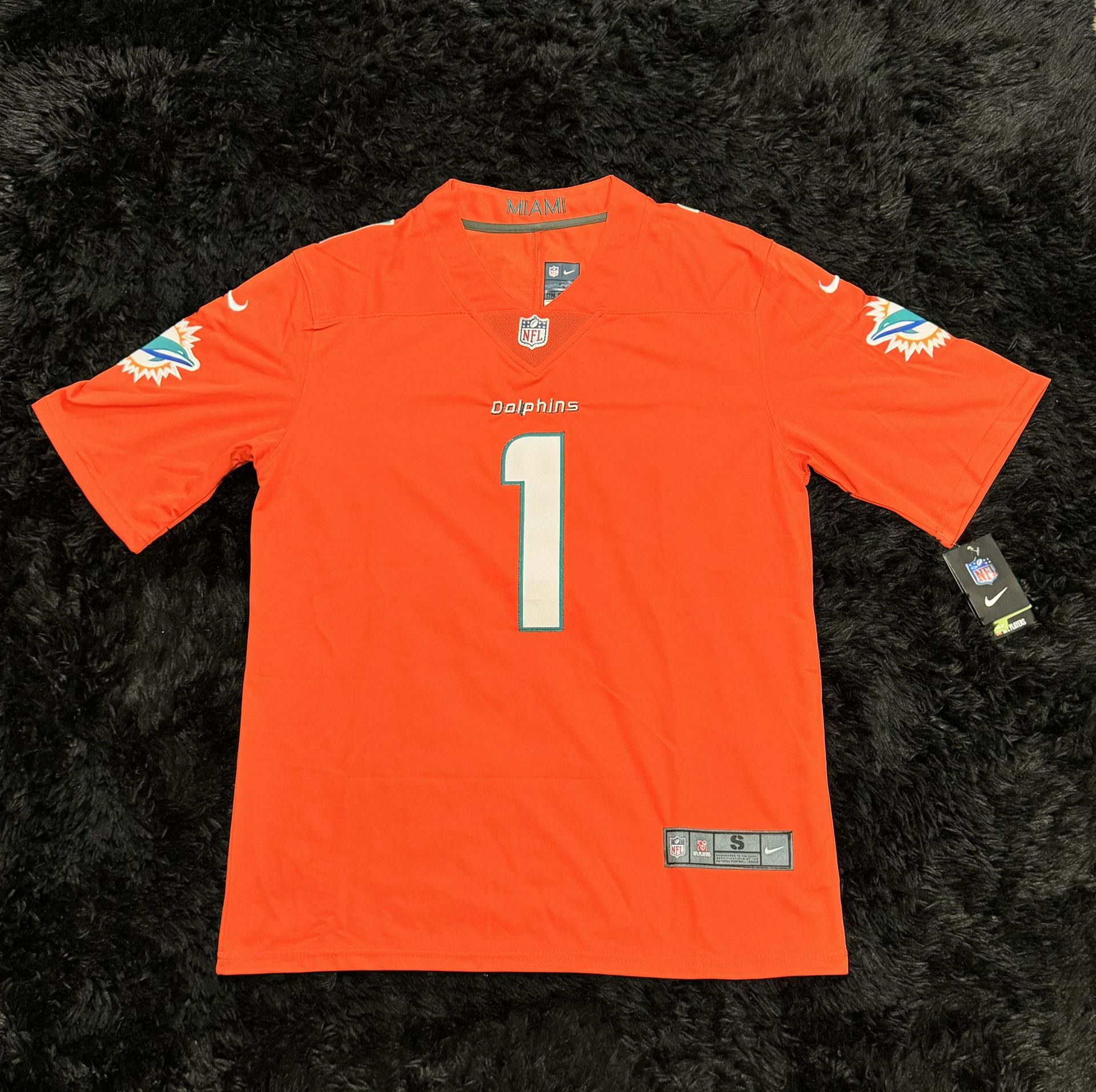 Miami Dolphins Tagovailoa #1 Football Jersey 