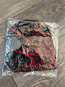 Black and Red Spider Web Beanie