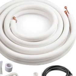 Insulated Copper Mini-Split A/C Copper/Kit (1/4” & 3/8”)