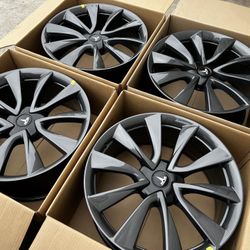 20” Factory NEW Tesla Model 3 Stiletto Sport Performance Wheels Rims OEM