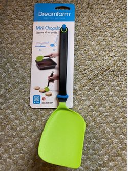 Dreamfarm DFCU3567 Nylon Mini Chopula Spatula, Green, 9 inches Brand New