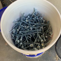 4 Bucket 4/20 carriage bolts 5 Inches Long