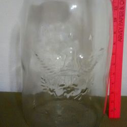 *RARE* MASON EAGLE 7-STAR GLASS JAR PATENT NOV. 30TH 1858