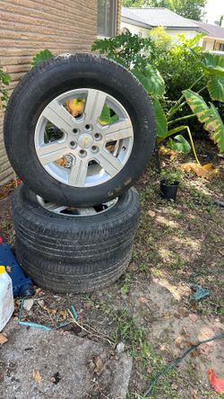 Rims Chevy travel 255/65/18