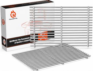 QuliMetal 18.75" Stainless Steel Grill Grates – Replacement Cooking Grates