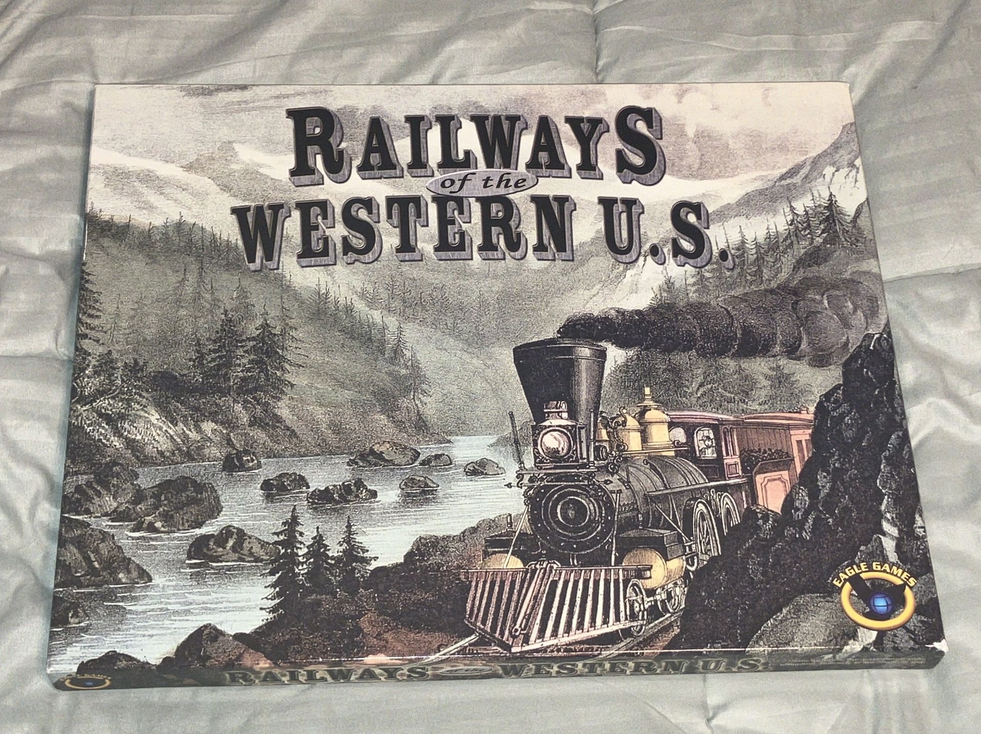 RAILWAYS OF THE WESTERN U.S. Board Game *complete*