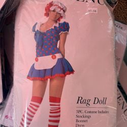 Rag Doll Costume! ML New!!!!