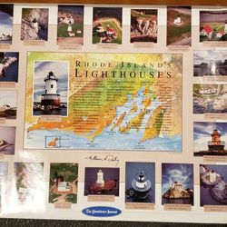 Limited Edition Rhode Island's Lighthouses Print -