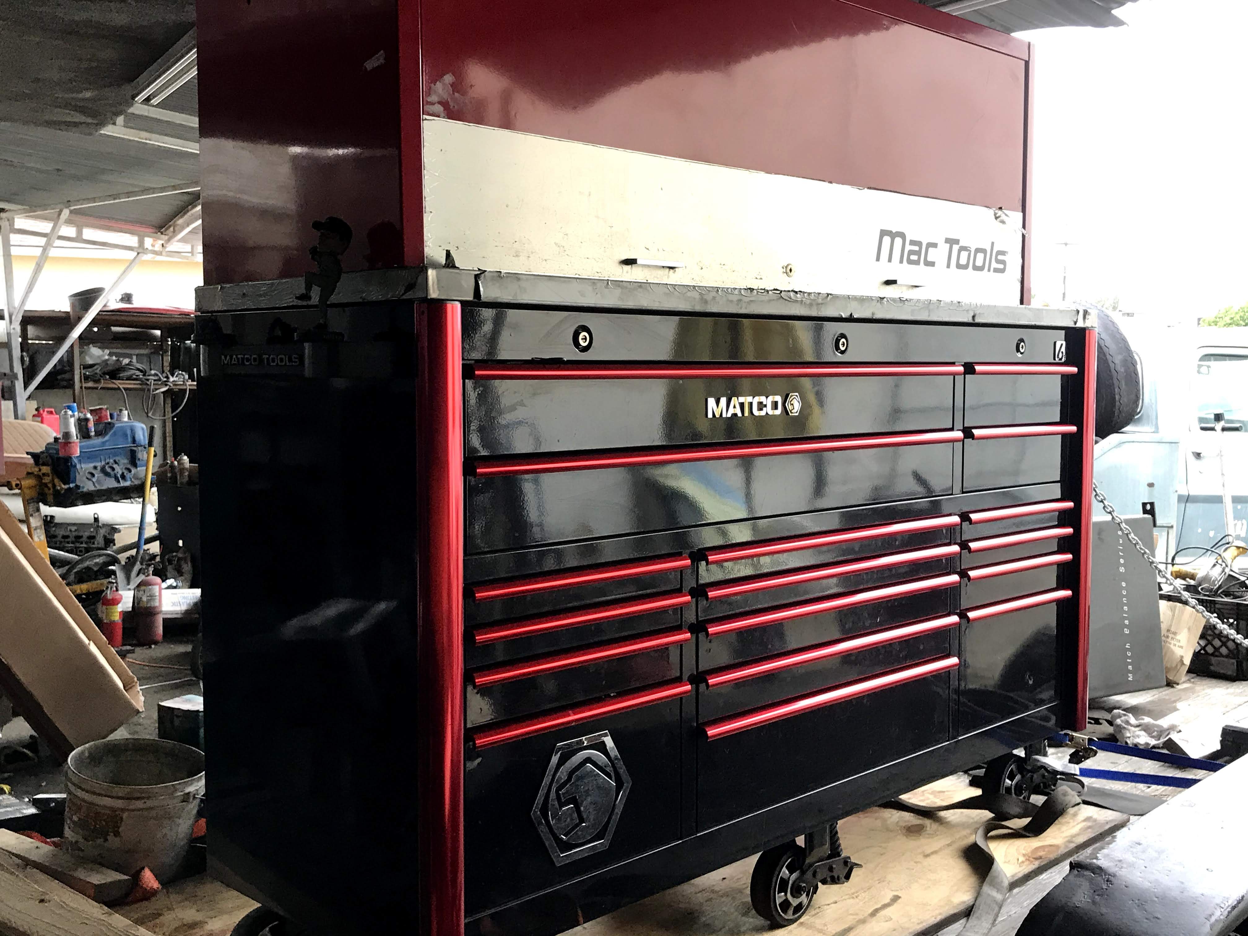 6s Matco 3 Bay 25" X Drawer Rollaway Toolbox