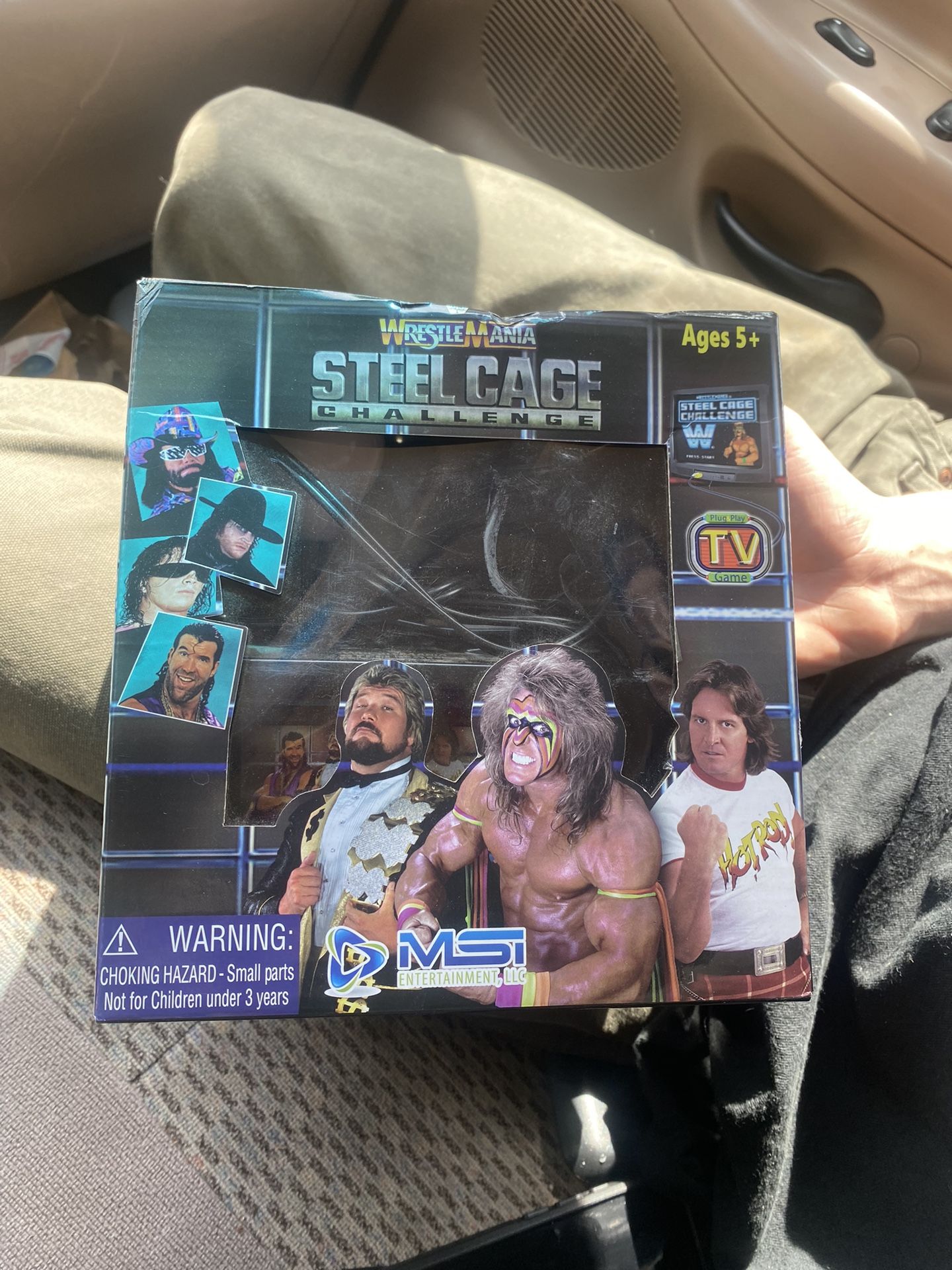 WWE Wrestlemania Steel Cage Challenge Plug & Play Game NES 25th Anniversary