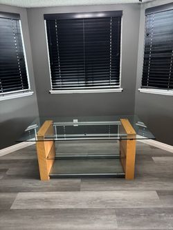 3 Tier Glass TV Stand
