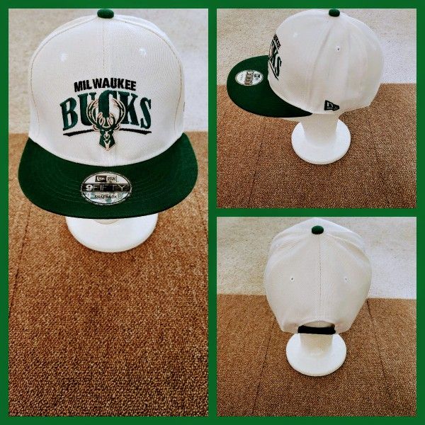 MILWAUKEE BUCKS NBA BASKETBALL ๐ SNAPBACK HAT.
