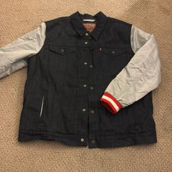 Levi’s Strauss NFL New England Patriots Jean Jacket Men’s XXL