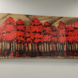 Wall art - Red Trees