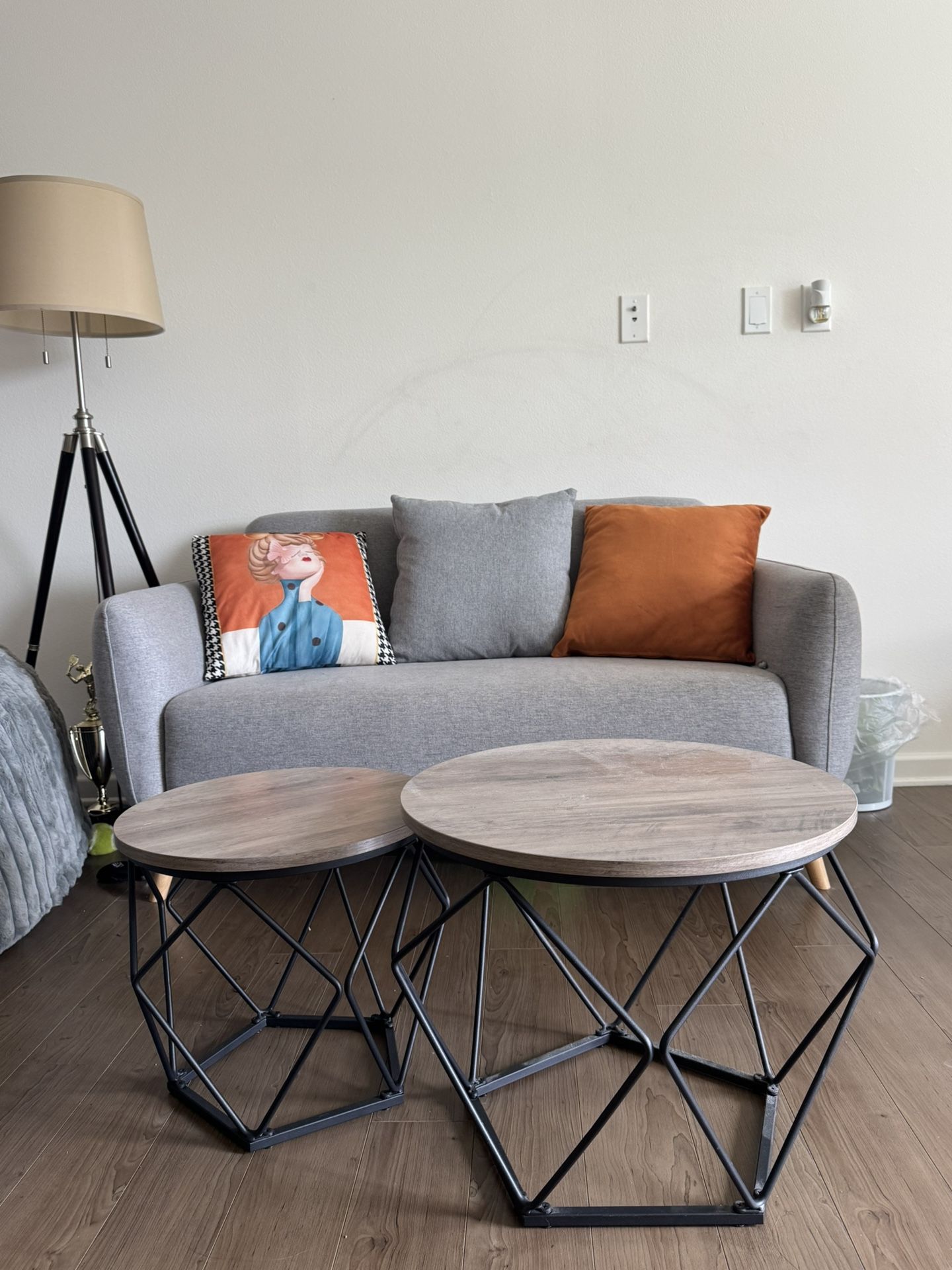 92612 Moving Sale! Cozy Loveseat w Free 3 Pillows