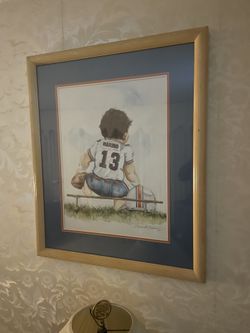 Dan Marino Painting Framed 
