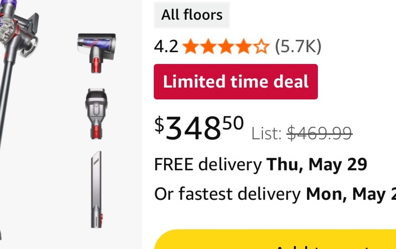 Dyson V8 Cordless Vacuum Cleaner