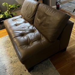 Luxury Leather Couch Two Seater