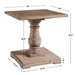 Stratford Reclaimed Wood End Table 