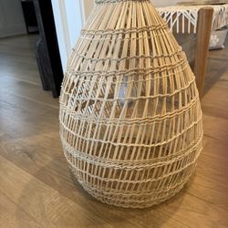 Wicker / rattan  Hanging Pendant Light 