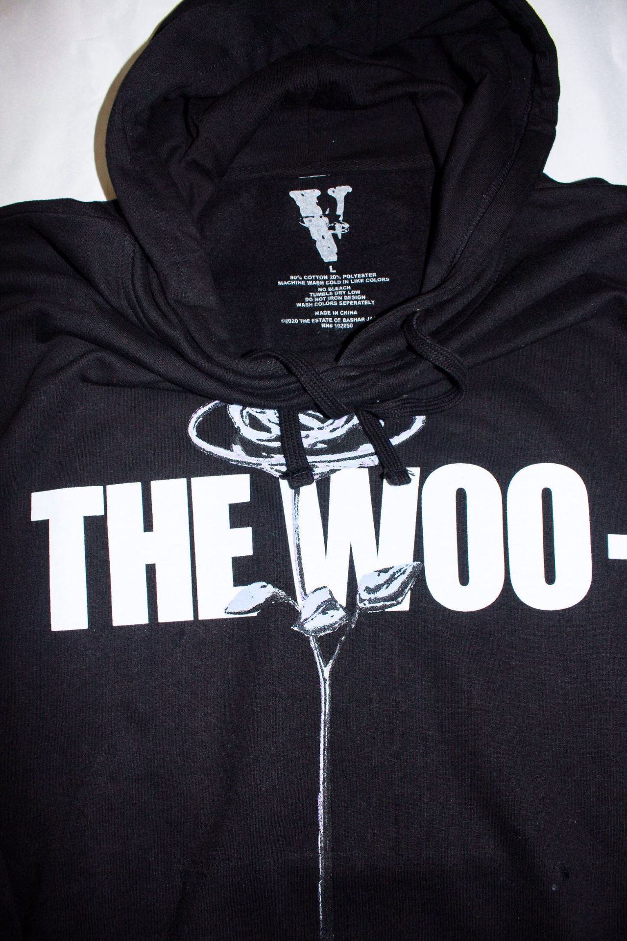 Vlone x Pop Smoke The Woo Hoodie Black Nav Drip