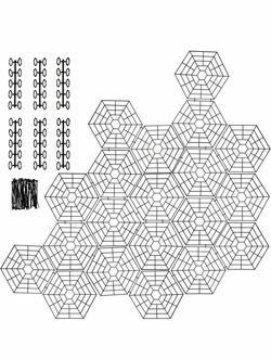 Pond Protectors 20 Pack Plastic Web Hexagonal Pond Guard Netting Floating on Water Resist Herons Racoons Cats Crows Seabirds