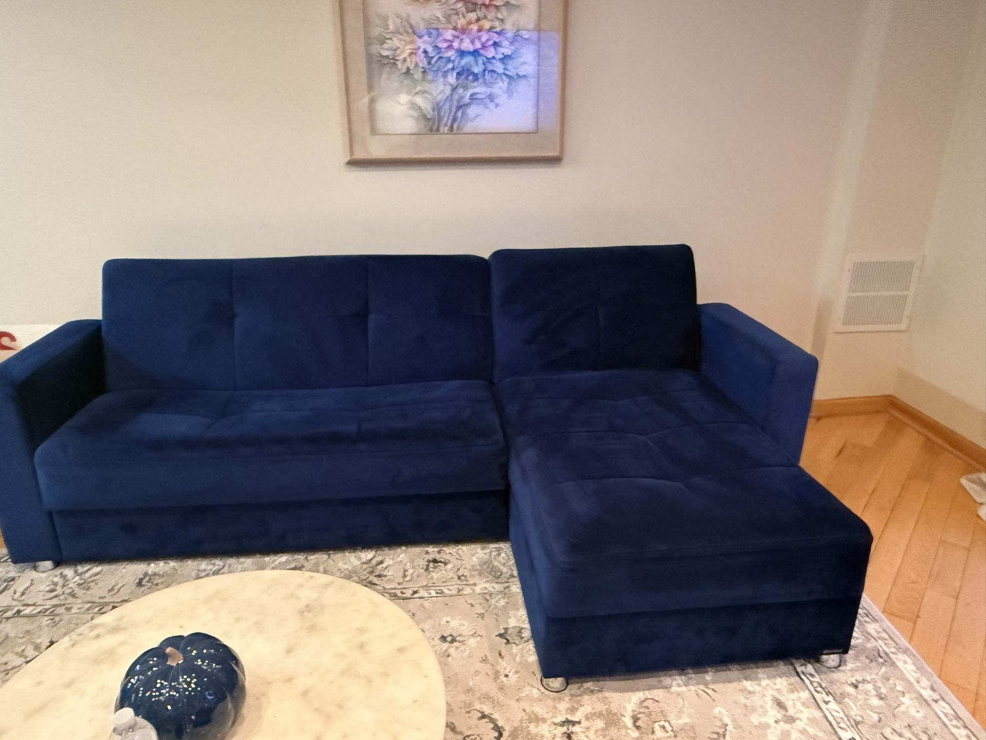 L shape sofa ,sleeper with storage