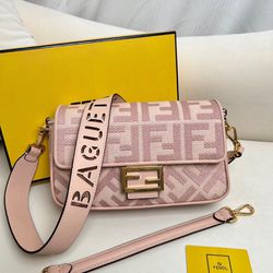 Fendi Pink Bag With Box New 