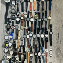 Large Watch Lot — 71 Watches (UNTESTED)