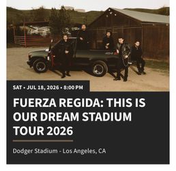 Fuerza Regida tickets