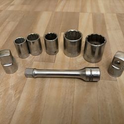 Assorted 1/2” Drive Sockets