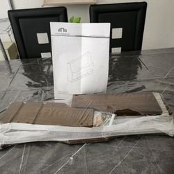 HOMECHO Wooden Wall Mounted Wine Rack Unassembled 