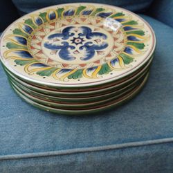 5 Deruth By Tabletops Unlimited Dinner Plates 