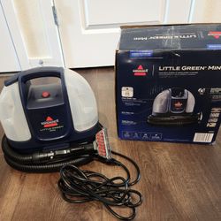 BISSELL Little Green Mini Portable Carpet & Upholstery Cleaner. good condotion, works great 