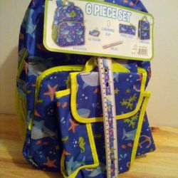 6- Piece Backpack Set For Back To School
