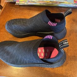 Adidas Men’s NMD Cs2 Boost Ty Triple Black Shock Pink Shoes Men’s 10