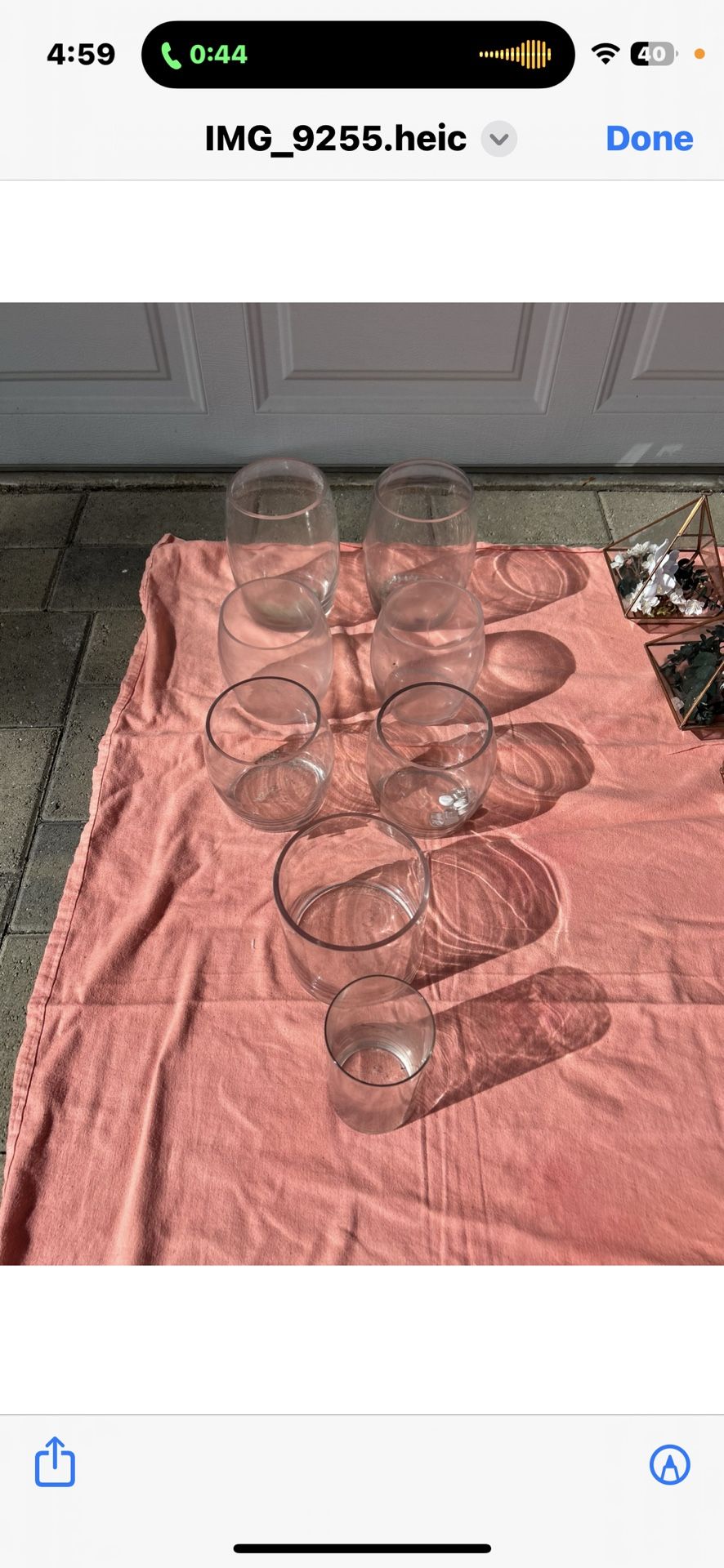 Wedding Vases, Pyramids & Marbles
