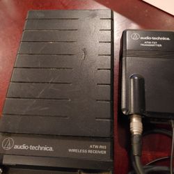 Audio Technica ATW-R03 169.505mhz Wireless Microphone Receiver and Transmitter
