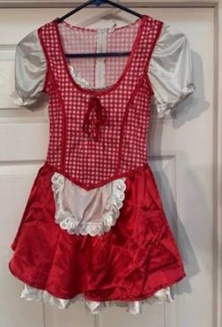 Child Red Riding Dress Costume size Medium 8-10 yo just $5